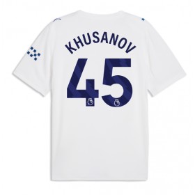 Pánské fotbalový oblečení Manchester City Abdukodir Khusanov #45 Tretí košile 2026-27 Krátkým Rukávem